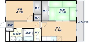 フェリス旭ヶ丘の物件間取画像